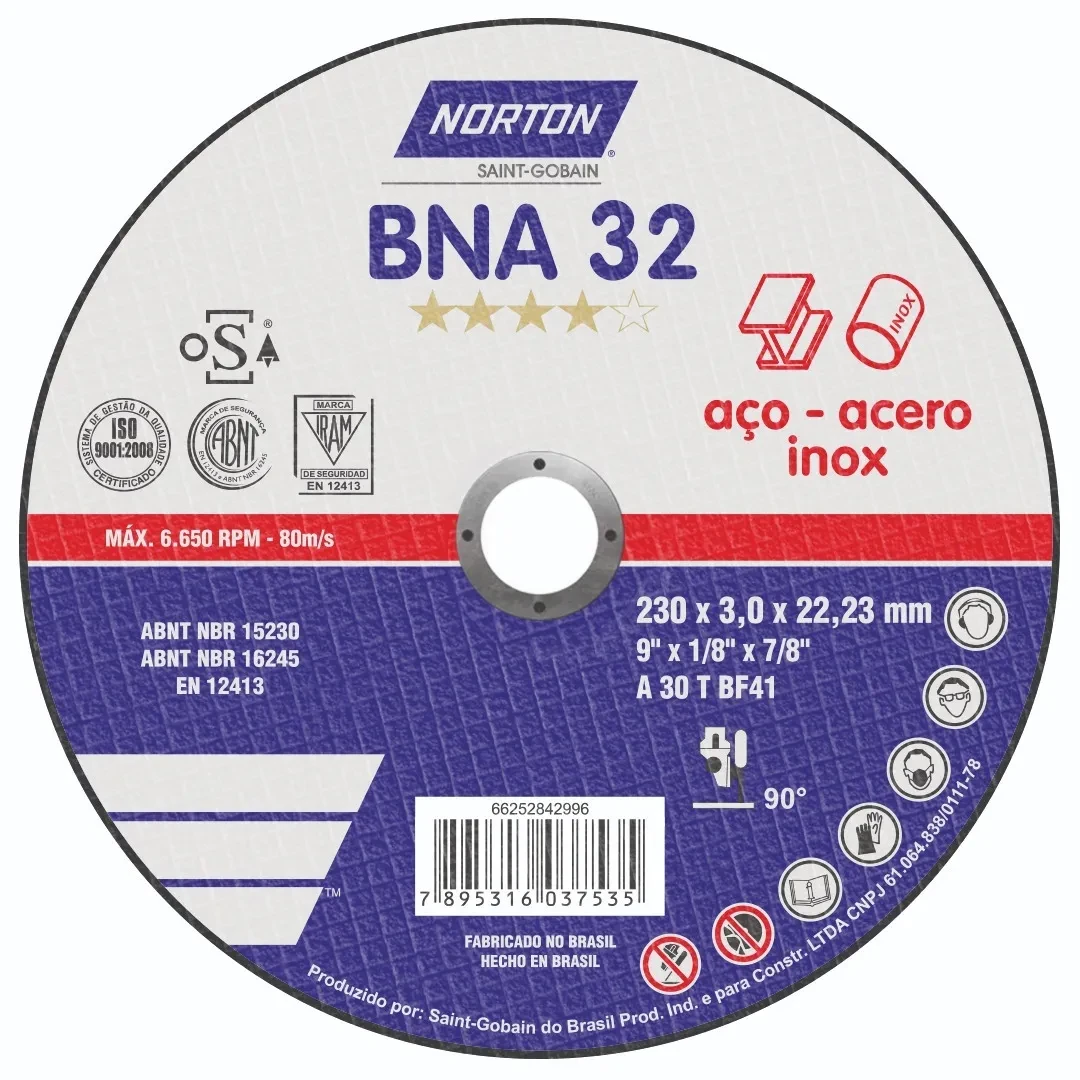 DISCO CORTE  4.1/2" #BNA-32 C/PLANO (10119022)