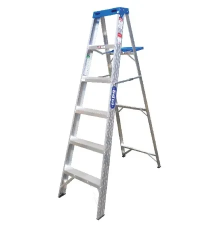 ESCALERA TIJERA ALUM. 1.83 MT,H.DUTY AZUL(406)