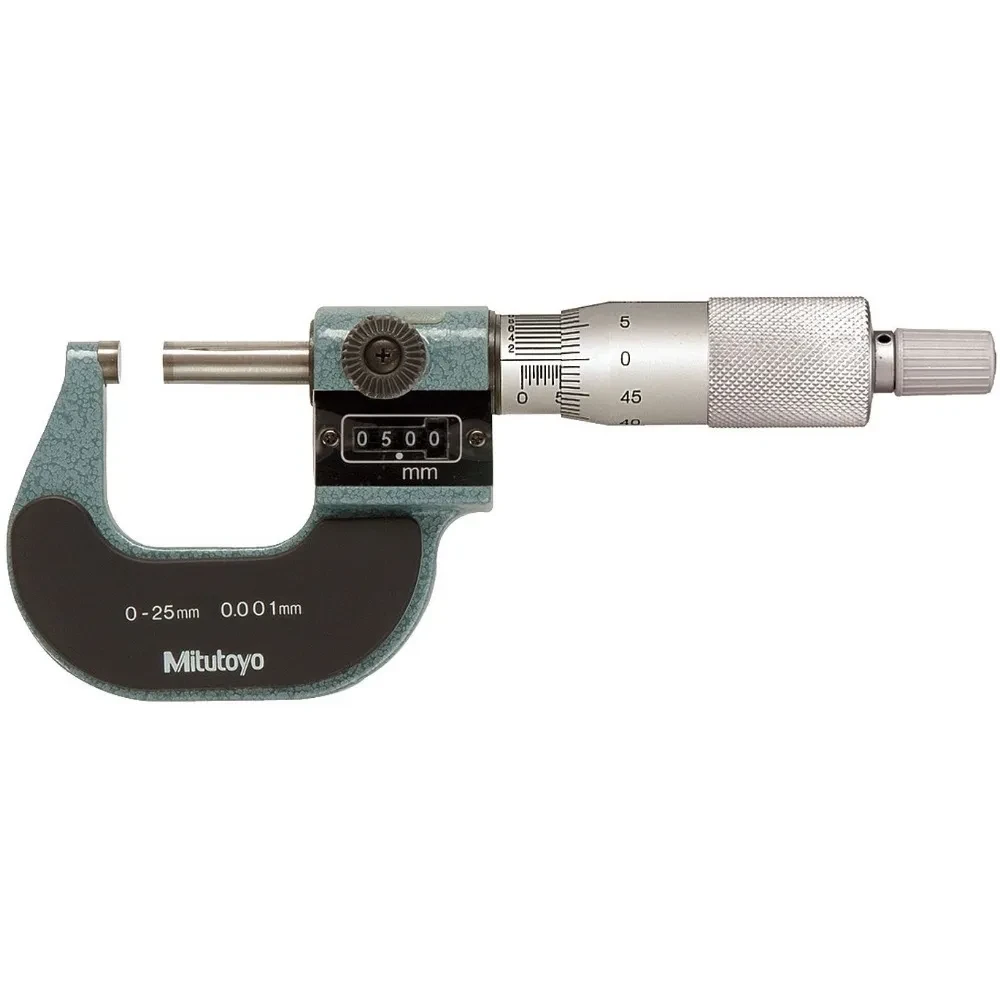 Micrometro Per Esterni Metrica 125-150mm – Lettura 1/100, Contatti In Metallo Duro, Custodia In Legno