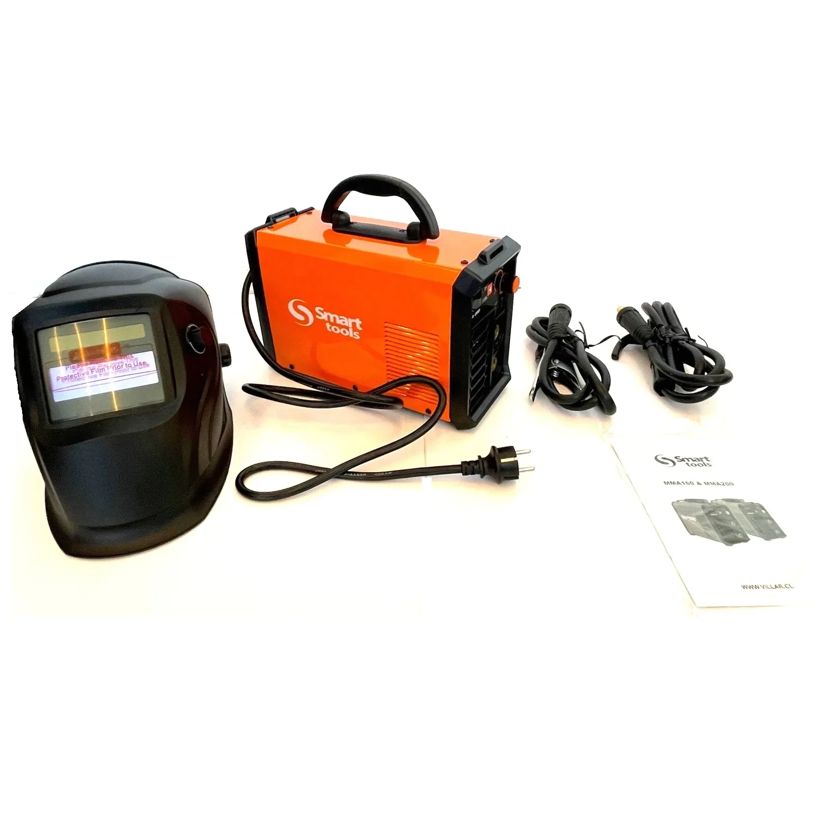 SOLDADORA INVERTER ARCO 160A C/MASC.FOTO (MMA160)