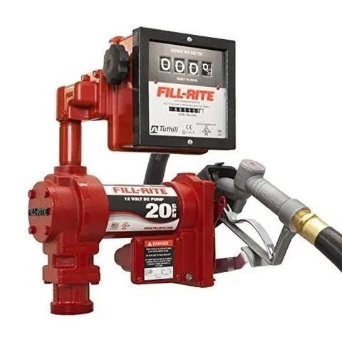 BOMBA 12V.,CAUDAL 20 GPM. C/MEDIDOR (FR4211GL)