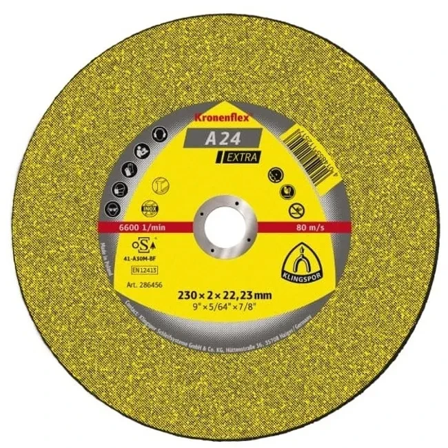 DISCO DE DESBASTE 9.0"  #A 24 EXTRA  (323017)