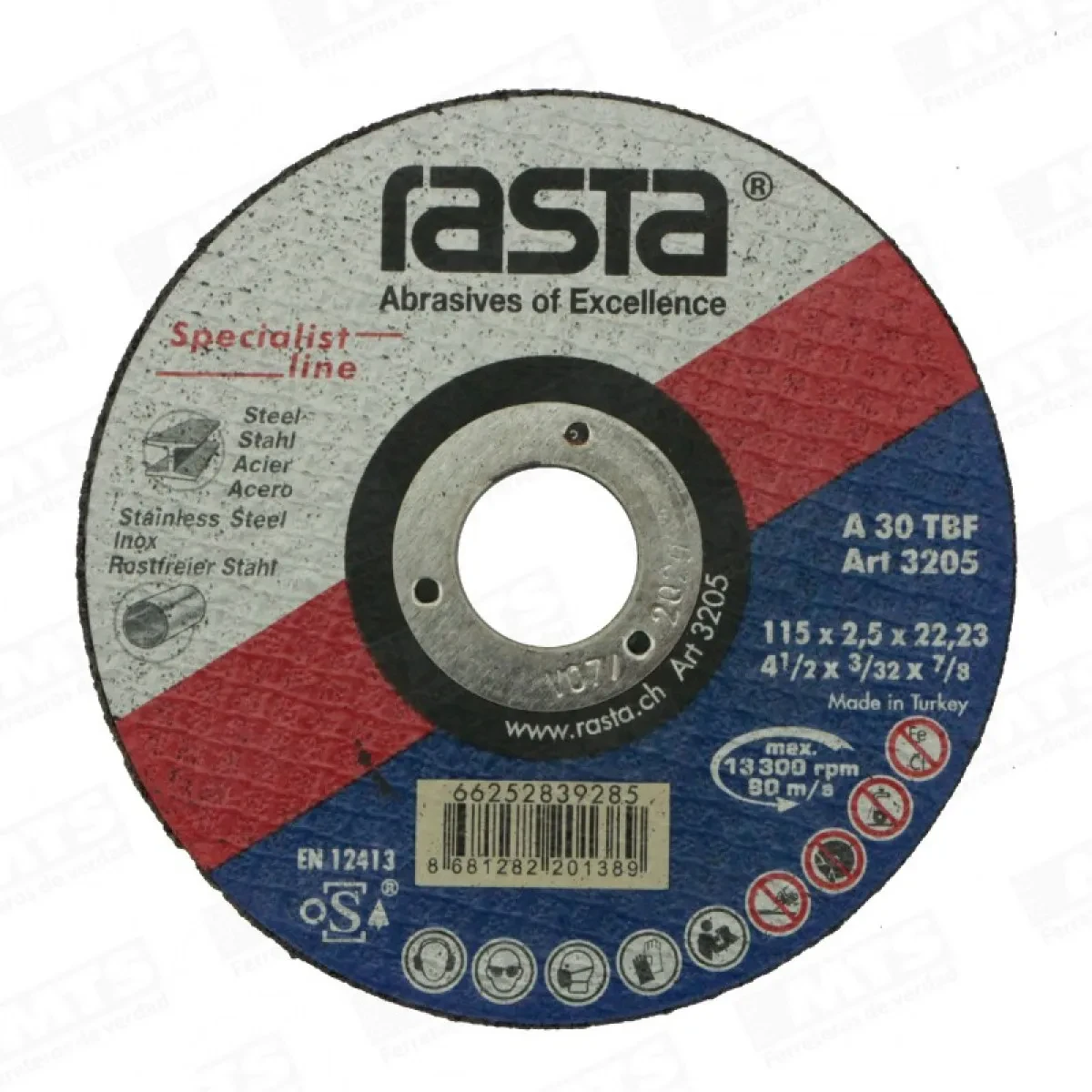 DISCO CORTE  9" X 1/8" X 7/8 (3218)