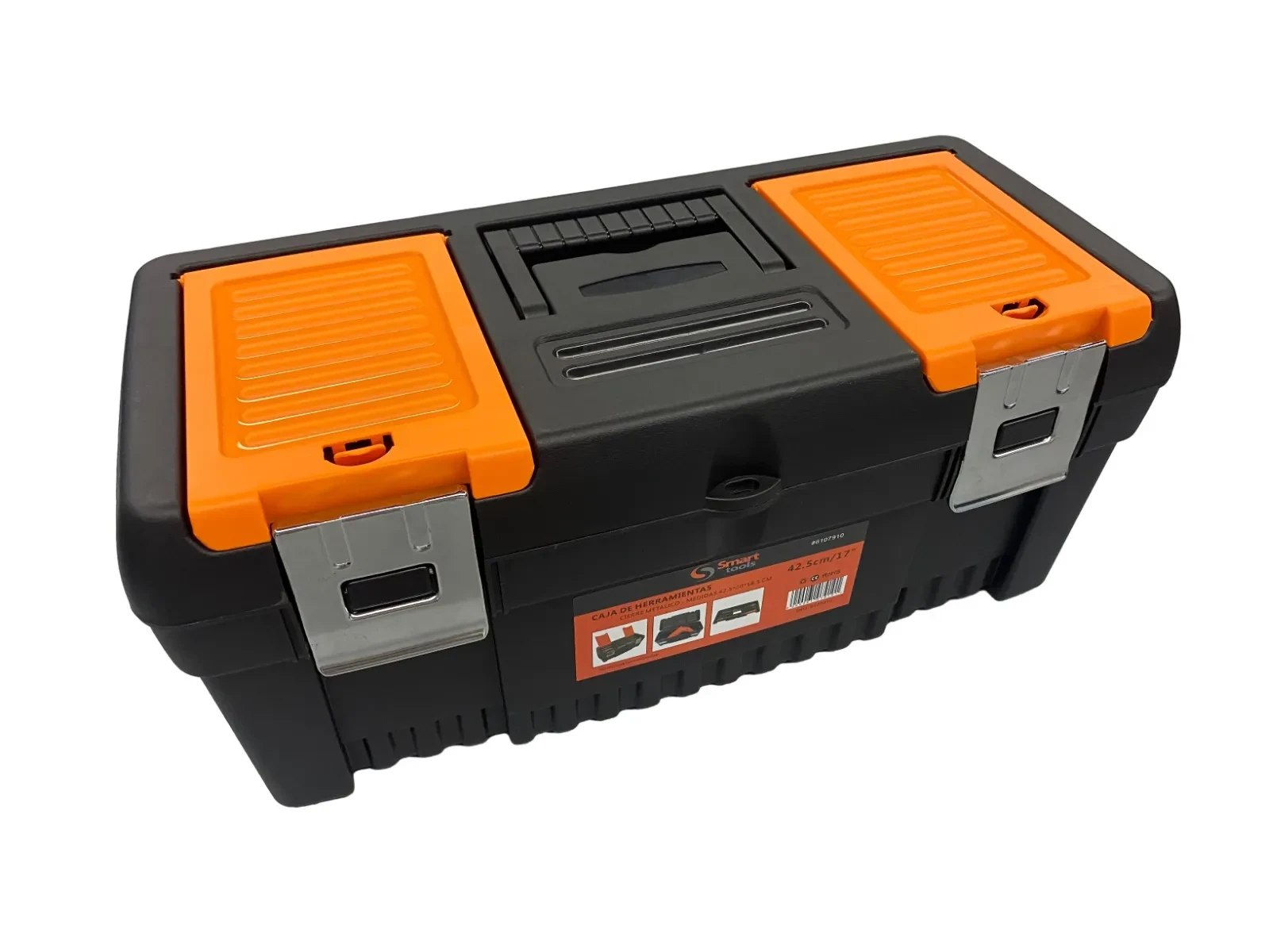 CAJA HERR. PLASTICA C/METAL 17" (G-T617) Medidas 42,5 x 20 x 18,5 cm