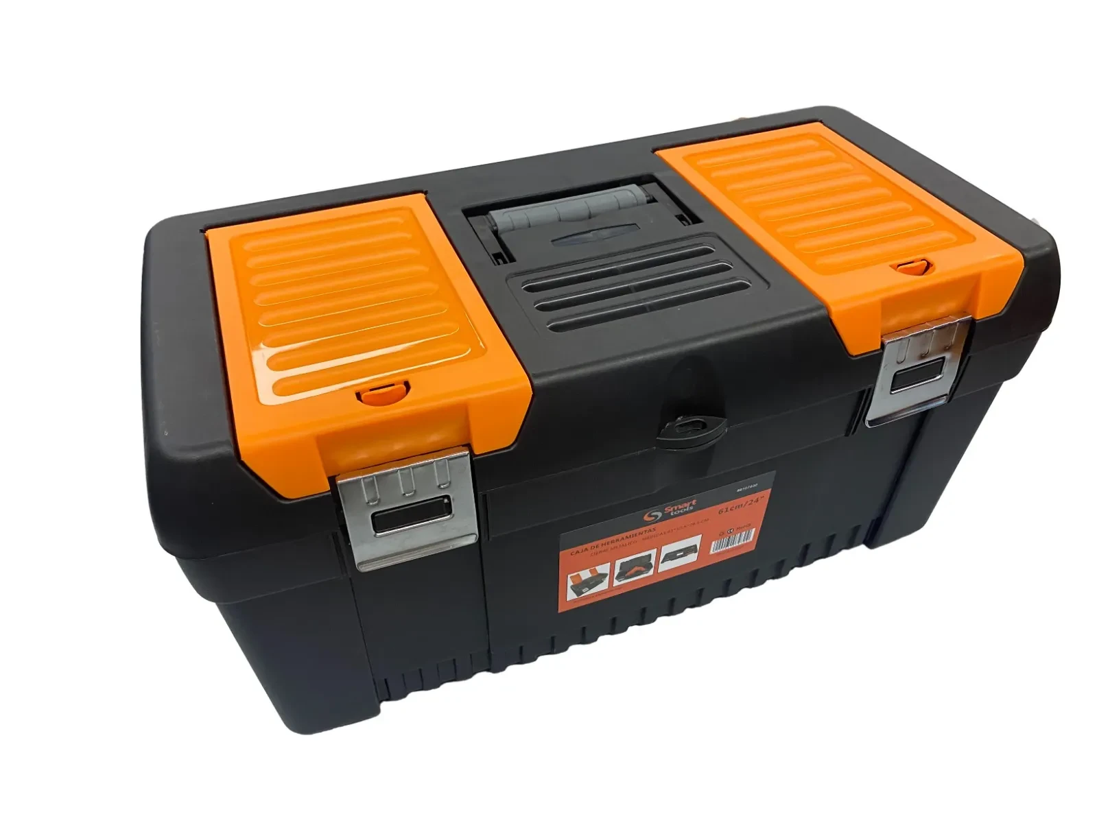 CAJA HERR. PLASTICA C/METAL 24" (G-T624) Medidas 61 x 30,5 x 29,5 cm