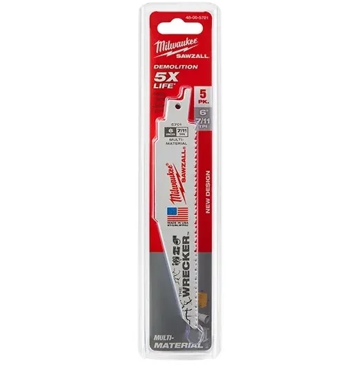 JGO HOJAS SIERRA SABLE 12" 5 PIEZAS 7/11 DPP WRECKER (48-00-5711)