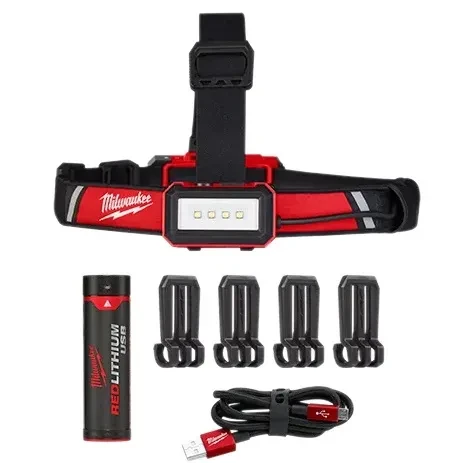 LINTERNA RECARGABLE DE CABEZA BAJO PERFIL REDLITHIUM USB (2115-21)