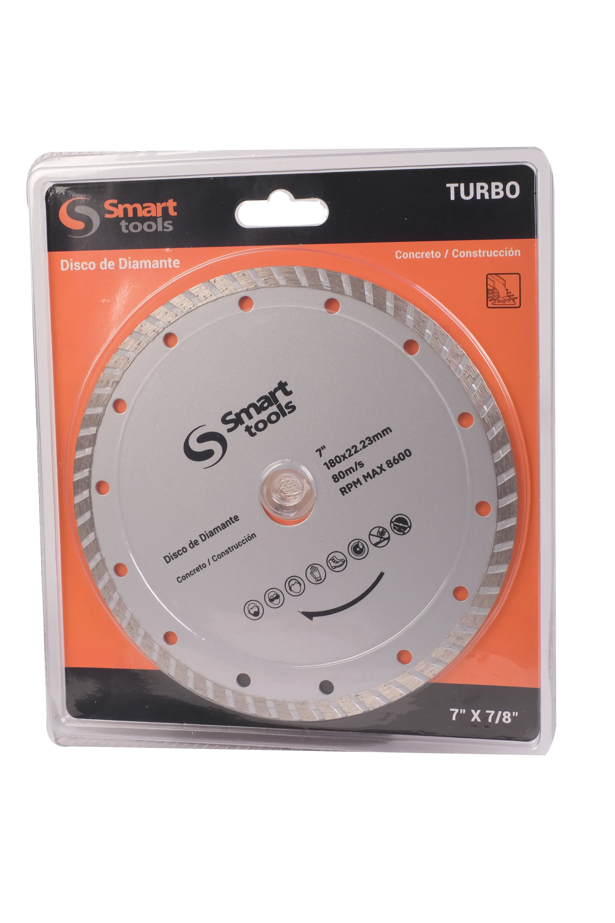 DISCO DIAMANTADO TURBO 7"" X 7.5MM