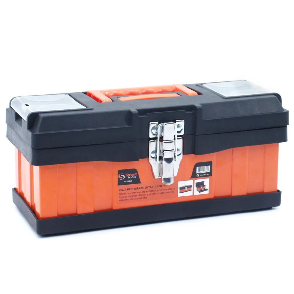 CAJA HERR. 13” Acero/Plastico con cierre metálico