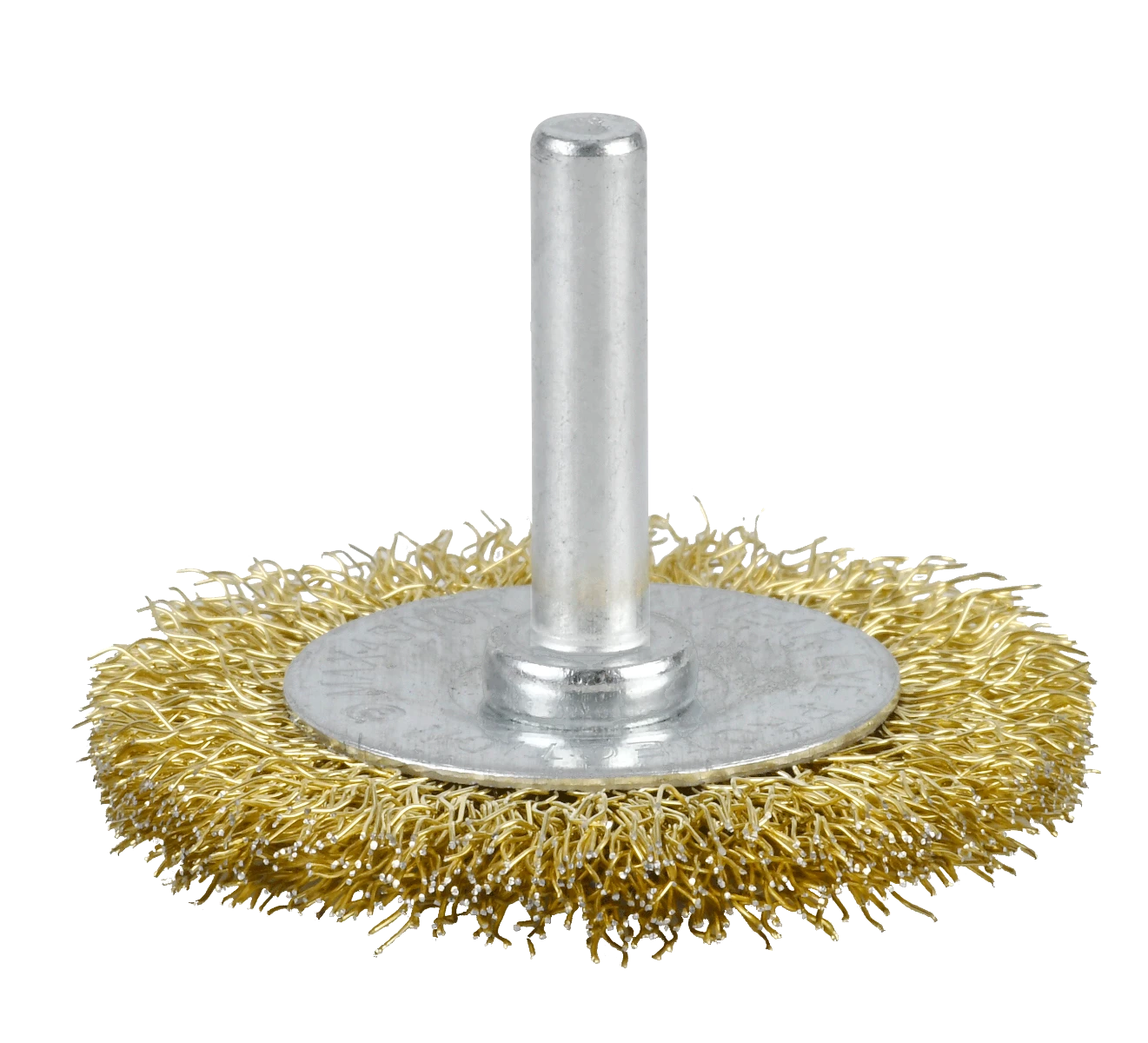 GRATA CIRCULAR ACERO ONDULADO 2" C/VASTAGO