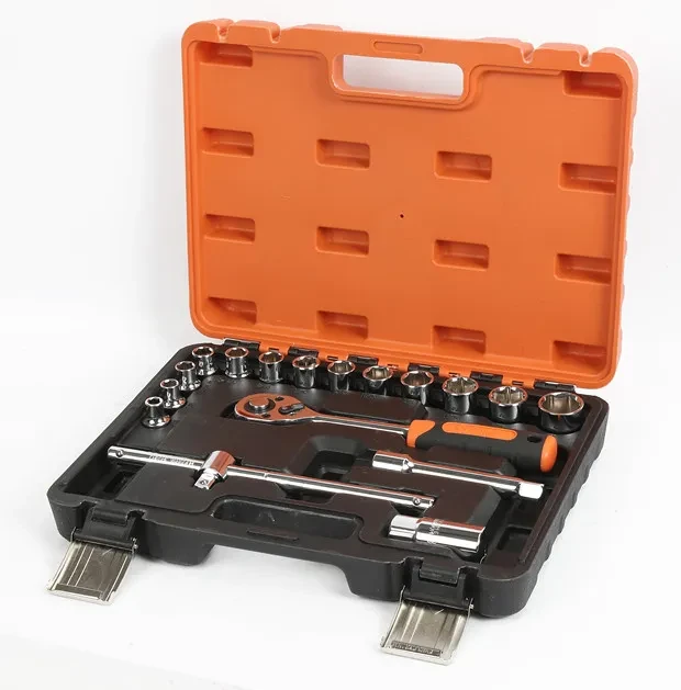 JGO. DADOS [] 1/2" DE 8 A 27 MM. (17 PZS.)