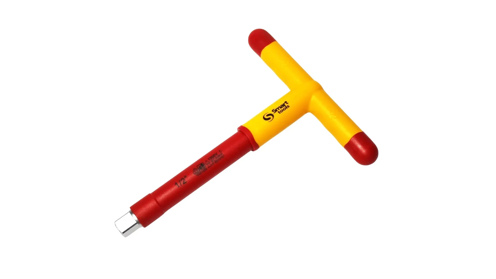 MANGO TIPO T DE 1/2"[] 200MM DE LARGO VDE 1000V(10201220)