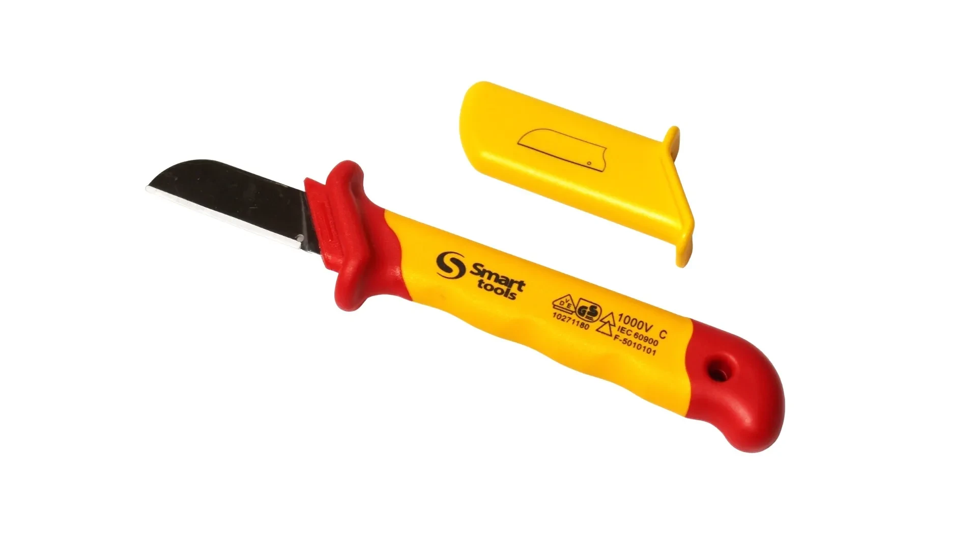CUCHILLO PARA ELECTRICISTA RECTO , LARGO 180MM , VDE 1000V(10271180)